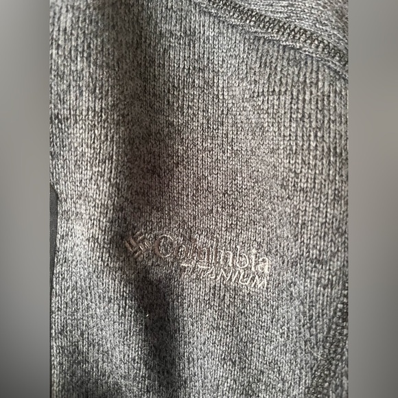 Columbia Men’s NWT Titanium Altitude Aspect’s Gray Full-Zip Fleece Jacket Large - Picture 3 of 7